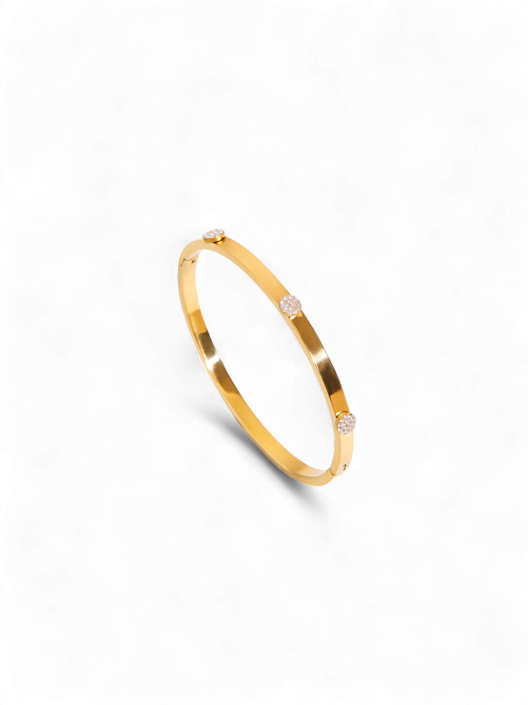 Golden Orbit Bangle
