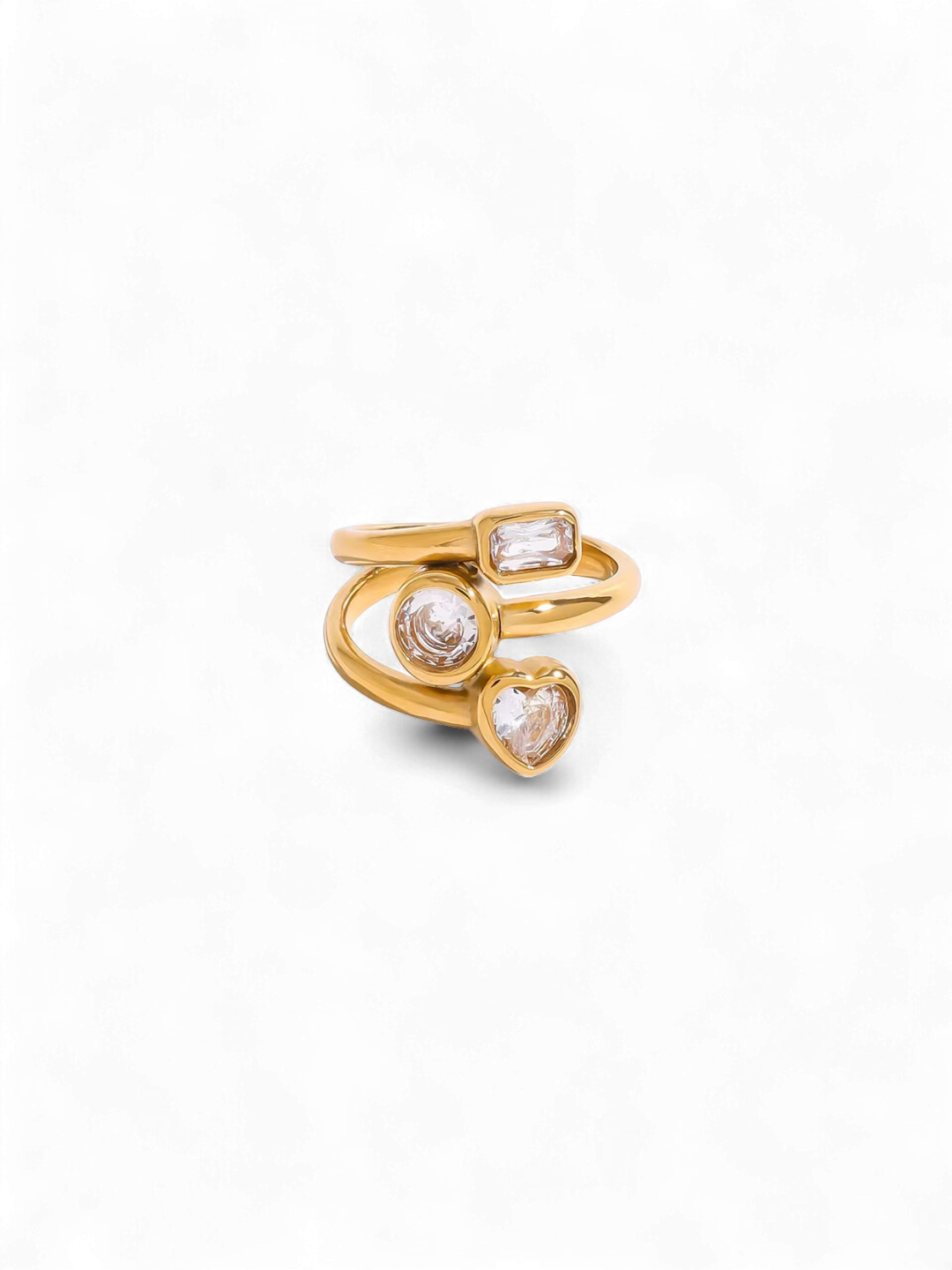 Three-Fold Sparkle Ring