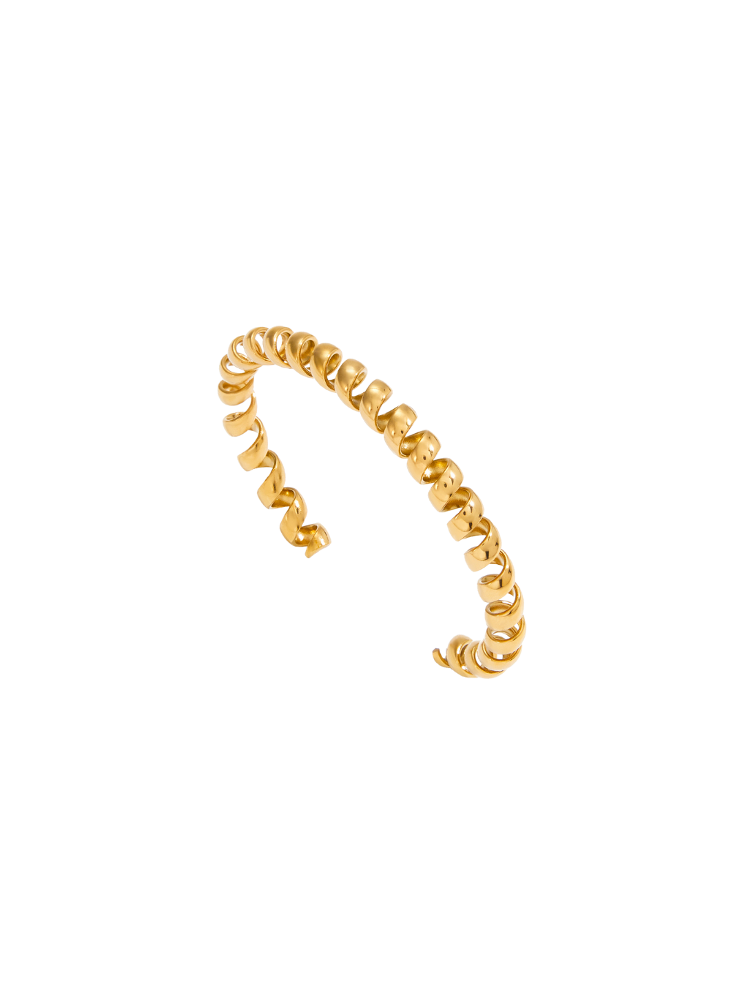 Golden Twirl Bangle