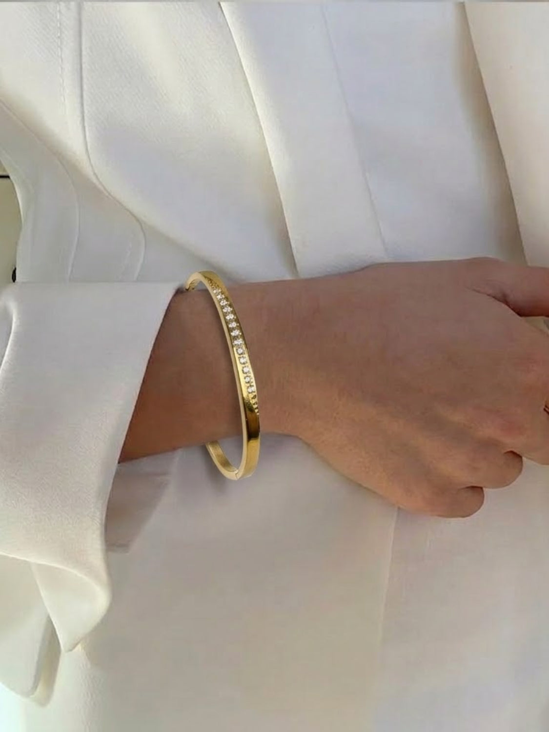 Shine Arc Bangle