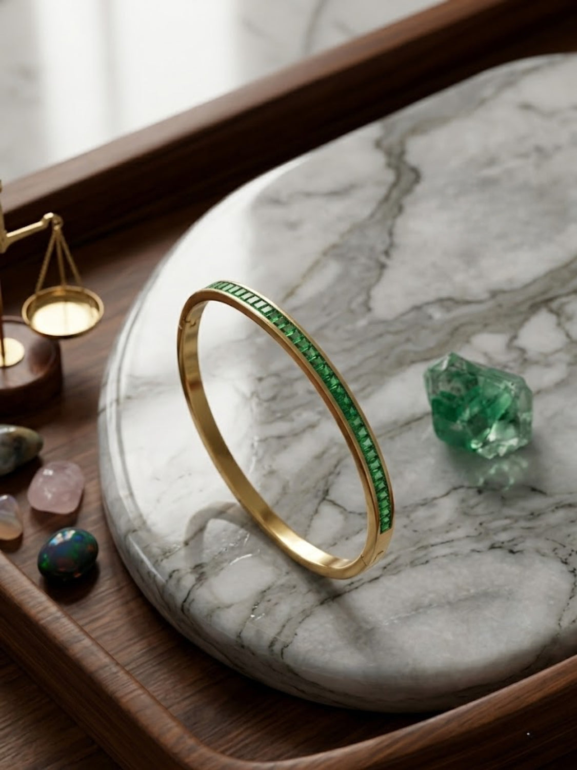 Jade Shine Bangle