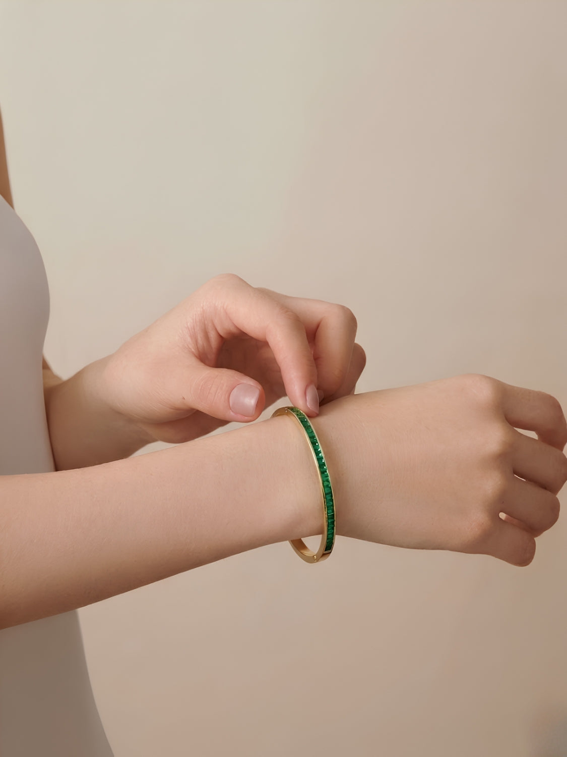 Jade Shine Bangle