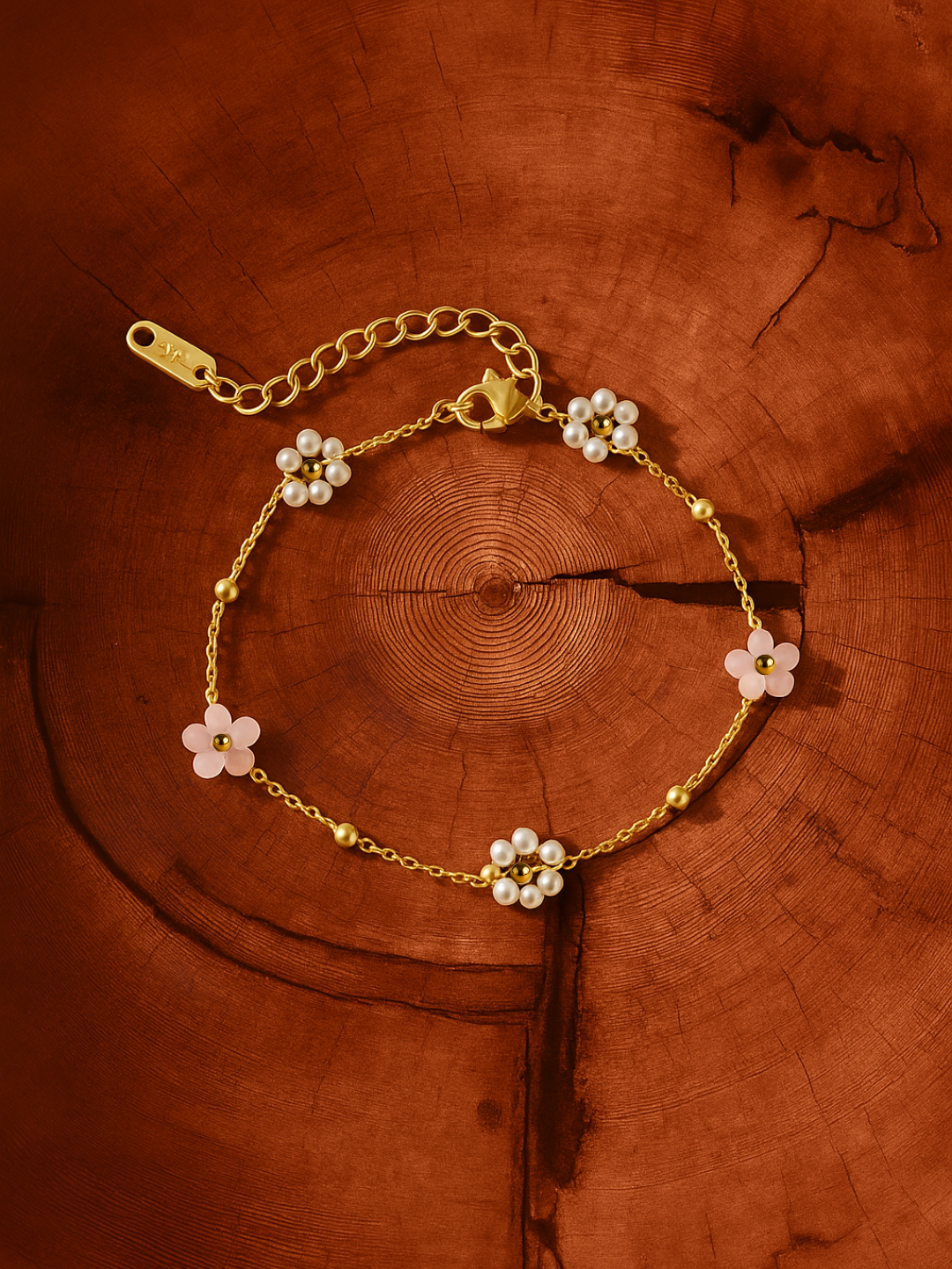 Pastel Bloom Anklet