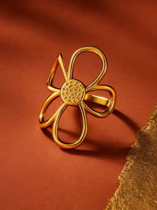 Golden Bloom Ring