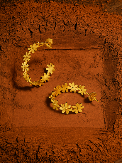 Daisy Glow Hoops