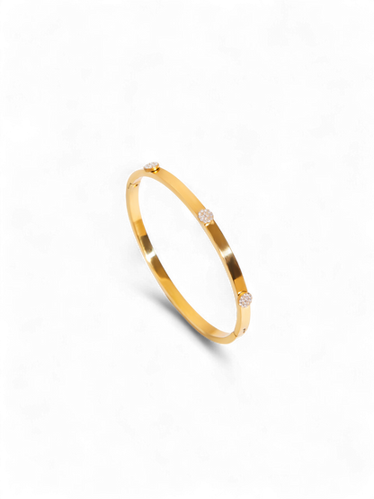 Golden Orbit Bangle