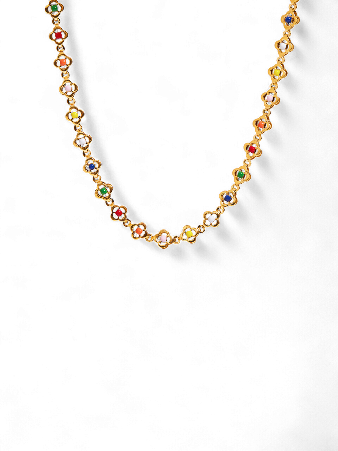 Rainbow Bloom Necklace