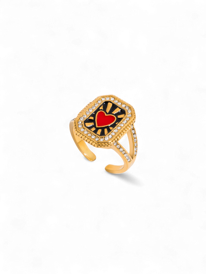 Heartburst Vintage Ring