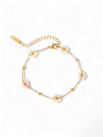Pastel Bloom Anklet