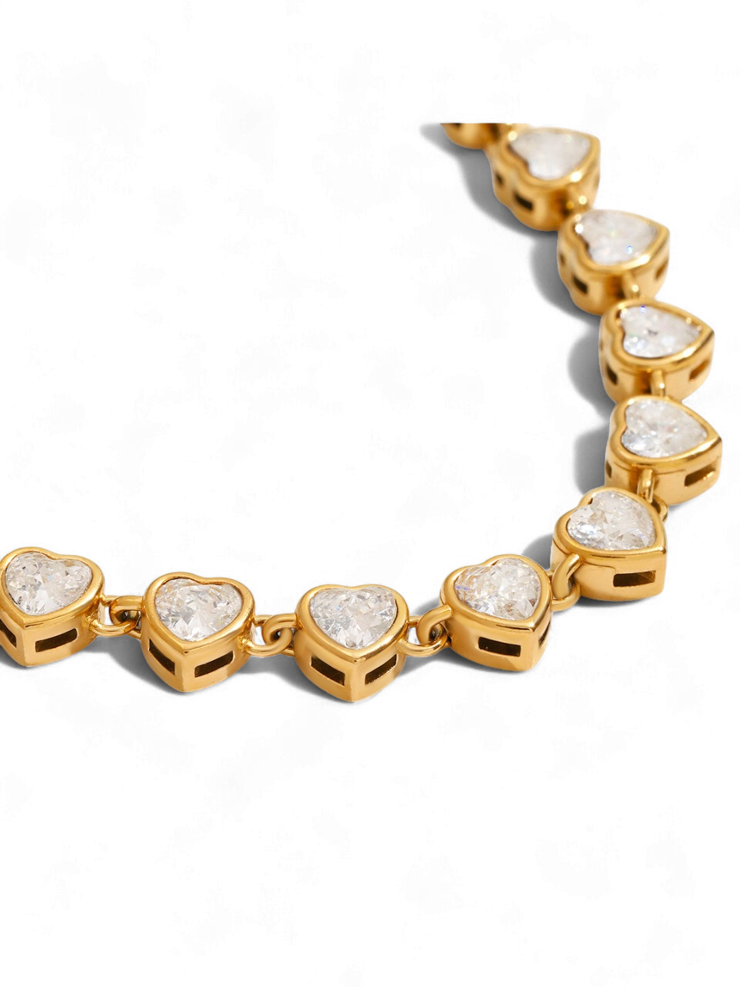 Dazzle Heartline Bracelet