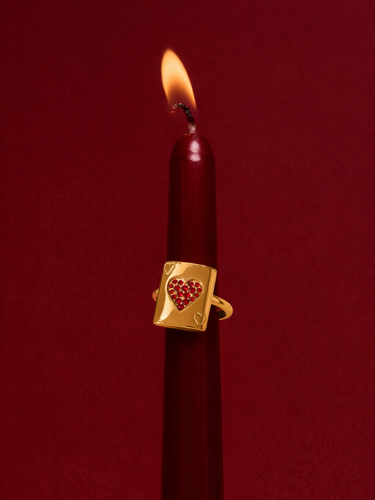 Ace of Hearts Ring