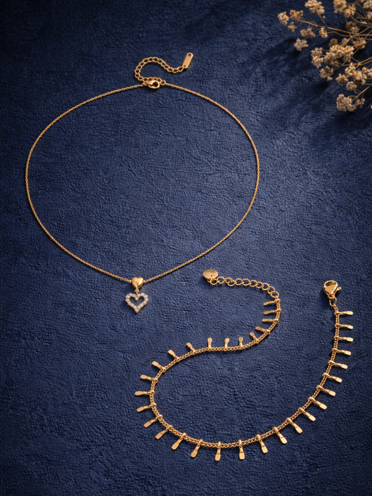 Heartbeat Charm Duo