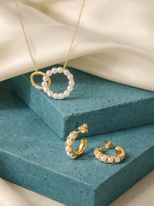 Golden Pearl Embrace Duo