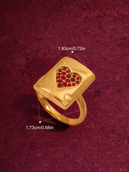 Ace of Hearts Ring