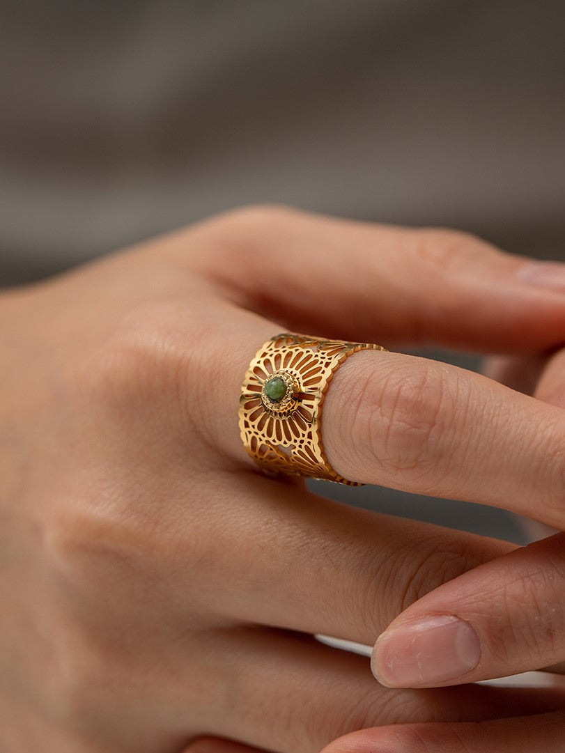 Golden Mirage Ring