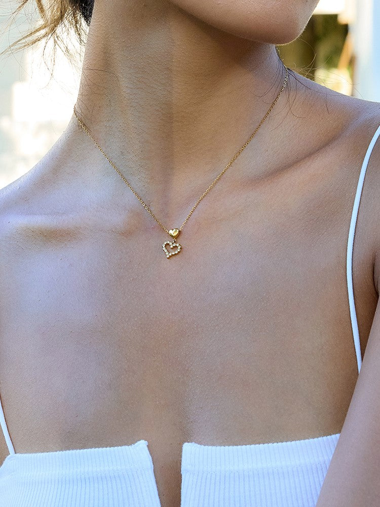 Heartbeat Charm Duo