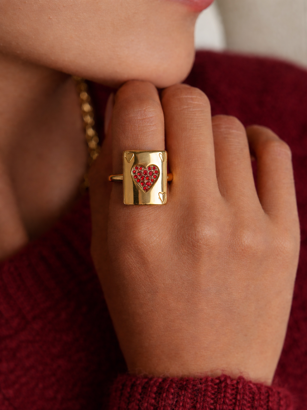 Ace of Hearts Ring