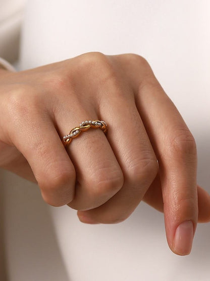 Pearl Braid Ring