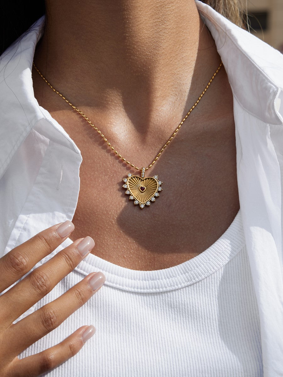 Beaming Heart Necklace