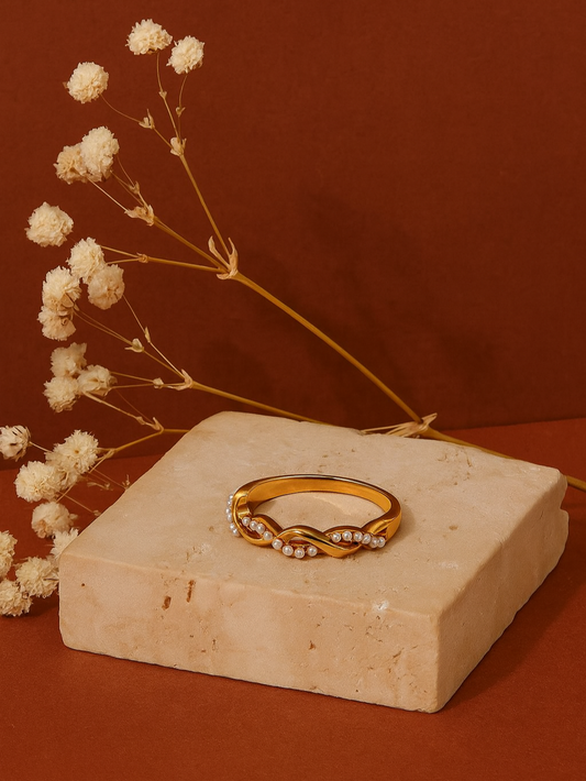 Pearl Braid Ring