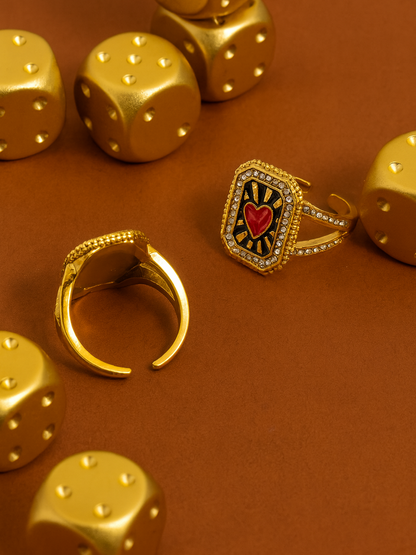 Heartburst Vintage Ring