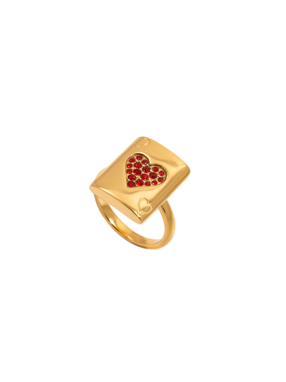 Ace of Hearts Ring