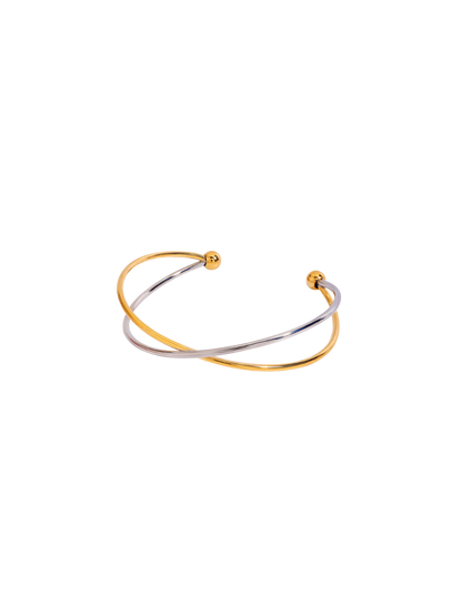 Twin Gleam Bangle